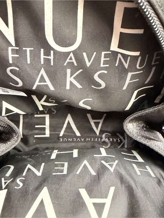 Saks Fifth Avenue Black Unisex Mini Backpack main image 6